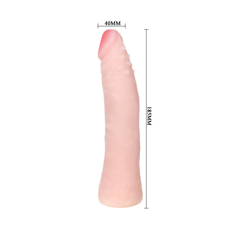 BAILE realistisk silikon dildo 19 cm