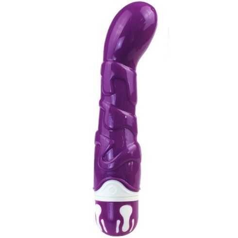 BAILE realistisk penisvibrator i violett med 10 vibrationsrytmer