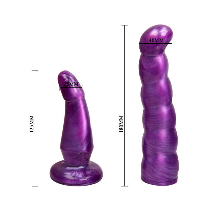 BAILE - LILAC KVINNLIG ANAL OCH VAGINAL SÄNGHARNES GPOINT 17 CM