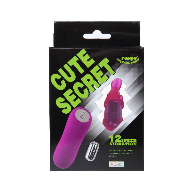 BAILE Cute Secret Bunny Vibrator med 12 hastigheter