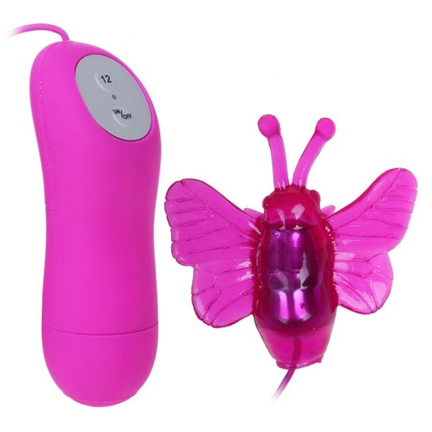 BAILE Cute Secret Butterfly Stimulator Vibrator 12V