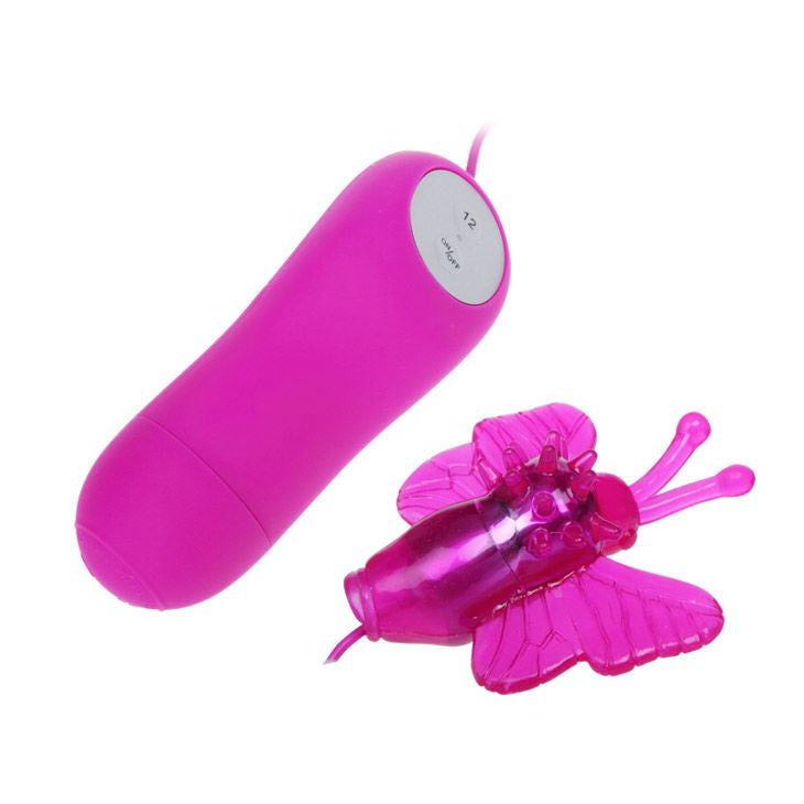 BAILE Cute Secret Butterfly Stimulator Vibrator 12V