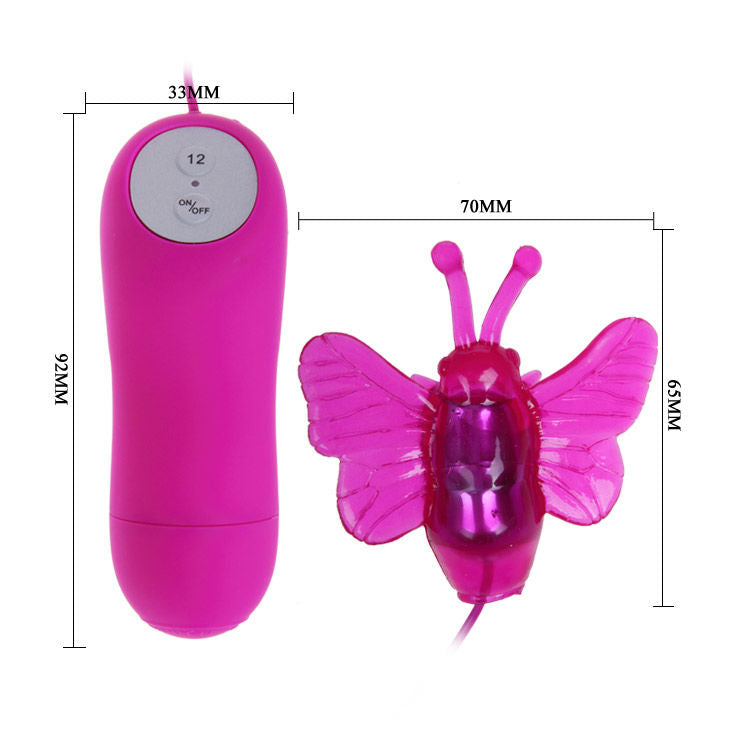 BAILE Cute Secret Butterfly Stimulator Vibrator 12V
