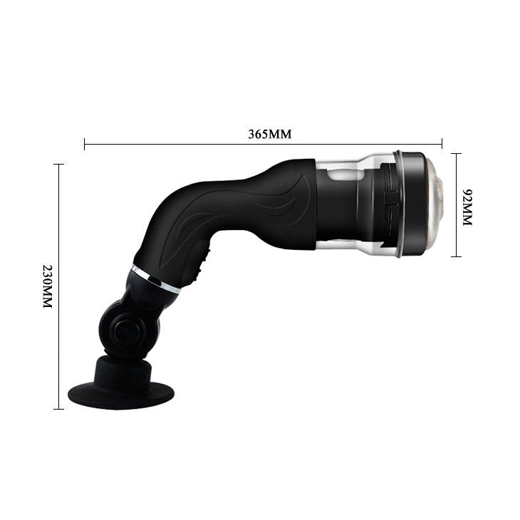 Automatisk masturbator med rotation och stöd