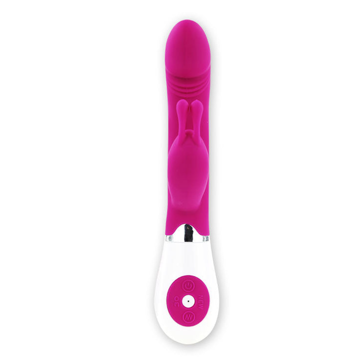 Pretty Love Flirtation vibrator med rabbit gene i lila och vitt