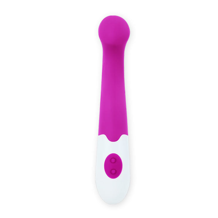 Elegant Charles vibrator i lila och vitt