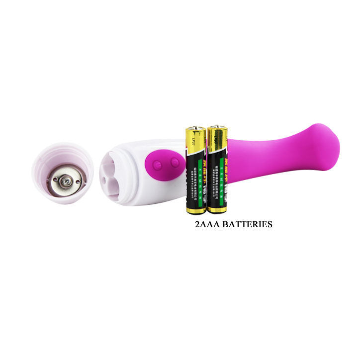 Elegant Charles vibrator i lila och vitt
