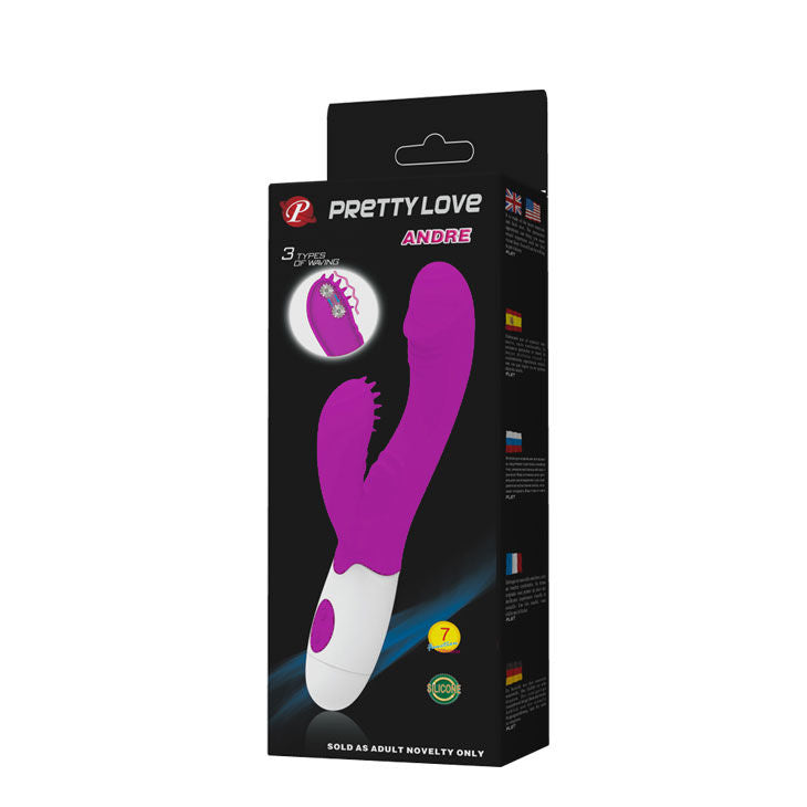 PRETTY LOVE vibrator stimulator Andre i lila och vitt