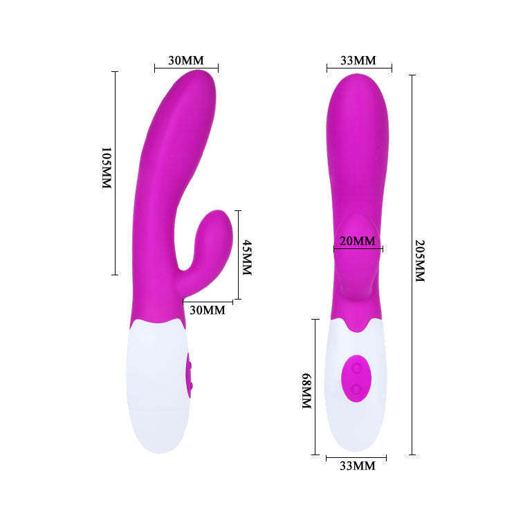 Pretty Love Flirtation Alvis vibrator i lila och vitt