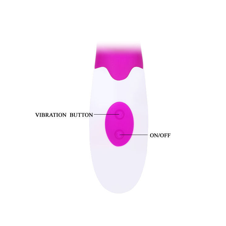 Pretty Love Flirtation Alvis vibrator i lila och vitt