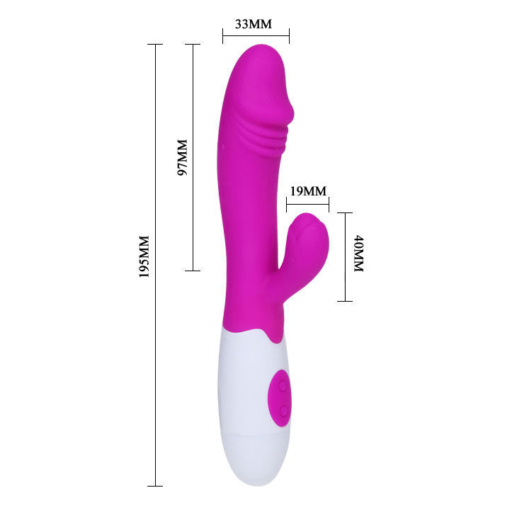 PRETTY LOVE Flirtation Snappy Vibrator i lila och vitt