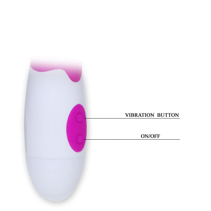 PRETTY LOVE Flirtation Snappy Vibrator i lila och vitt