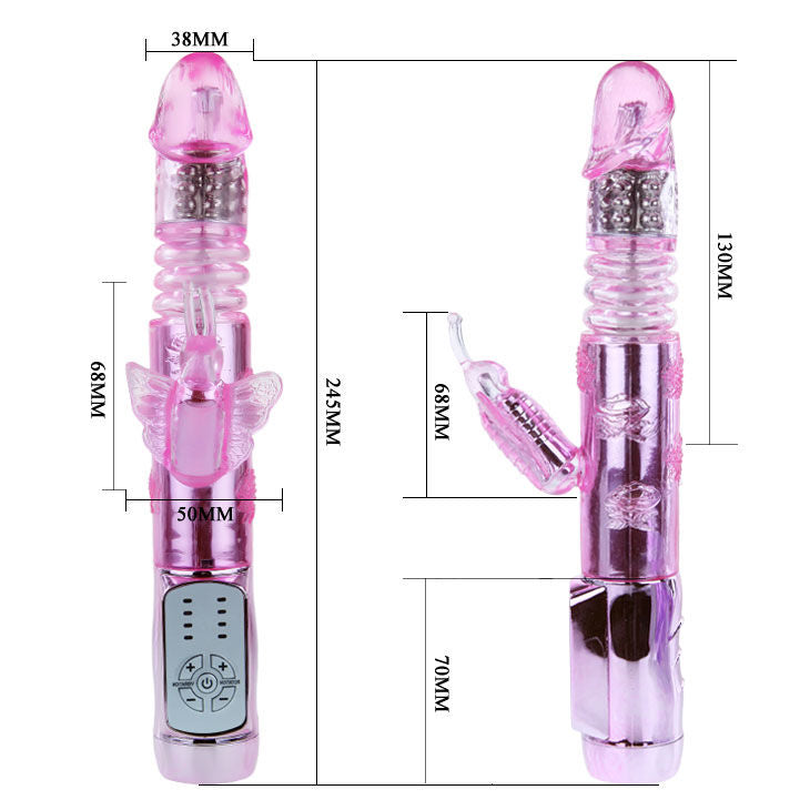 BAILE Rabbit Throbbing Butterfly vibrator