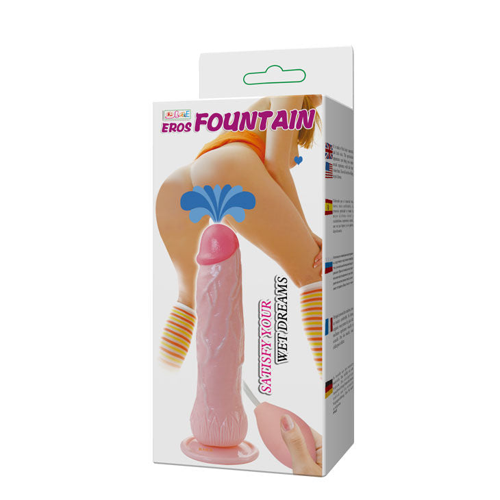 BAILE EROS realistisk ejakulator dildo med sugkopp