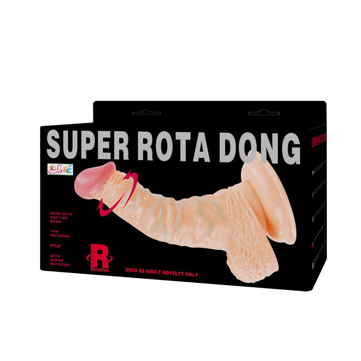 Super Rota Dong realistisk penisrotator med sugkopp