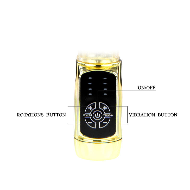 Rabbit Gold Prince vibrator för erogen stimulering