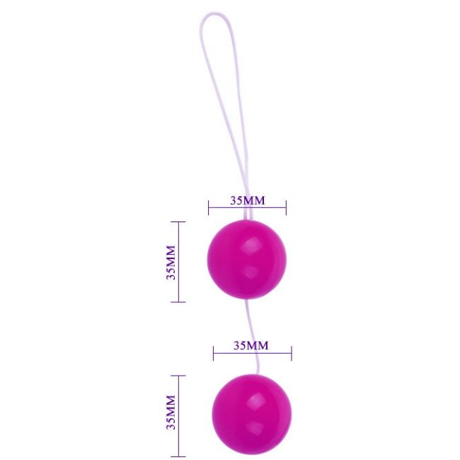 BAILE Twins Balls lila kinesiska bollar unisex
