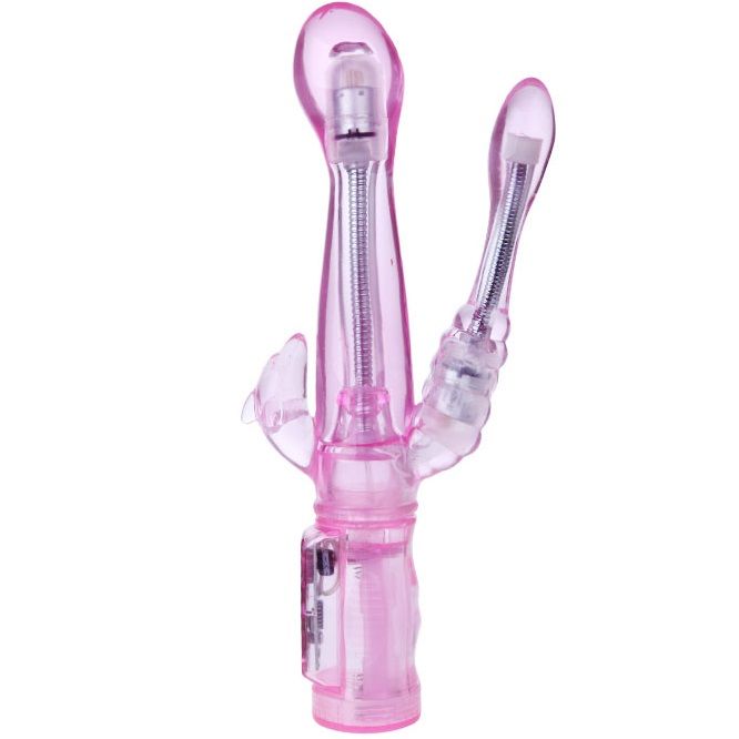 BAILE flexibel vibrator med analstimulator