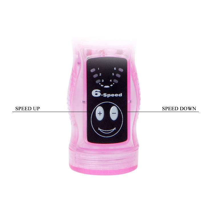 BAILE flexibel vibrator med analstimulator