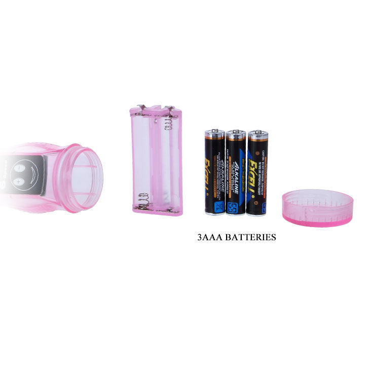 BAILE flexibel vibrator med analstimulator