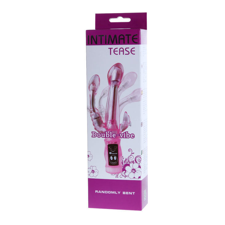 BAILE flexibel vibrator med analstimulator