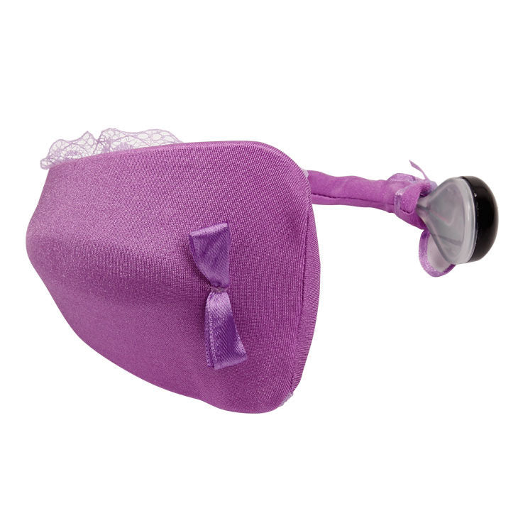 BAILE trosa med vibrator och lila fjärrkontroll