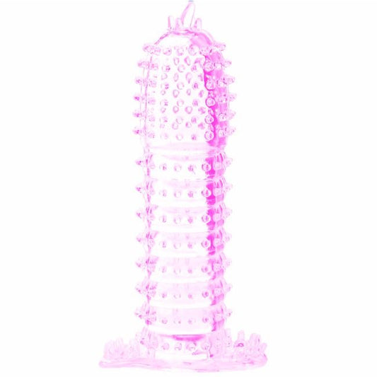 BAILE penisfodral med rosa stimulerande punkter 14 cm