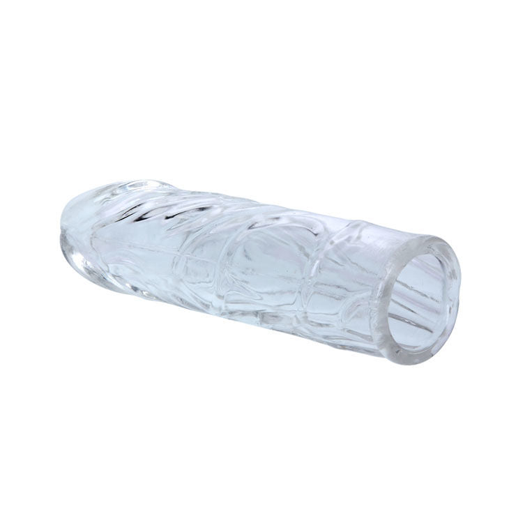 Lila fodral för penis i silikon, 13 cm