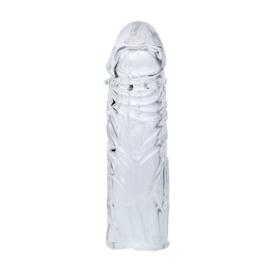 Transparent silikonpenisöverdrag från BAILE, 13 cm