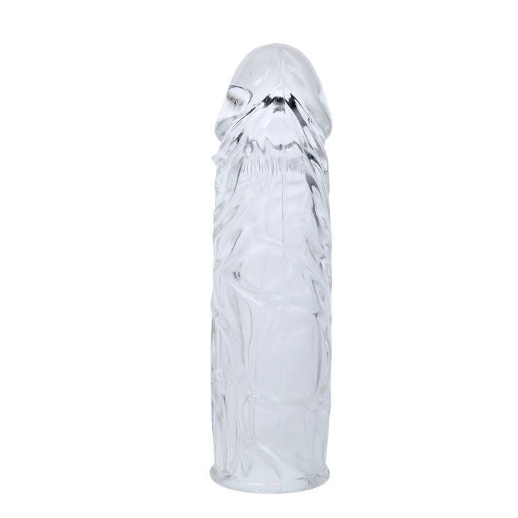 Transparent silikonpenisöverdrag från BAILE, 13 cm