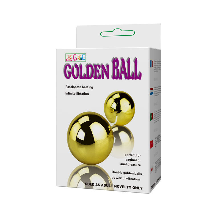 BAILE Guld Kinesiska Bollar Vibrator