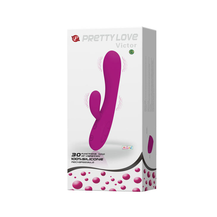 PRETTY LOVE SMART VICTOR vibrator med klitorisstimulator