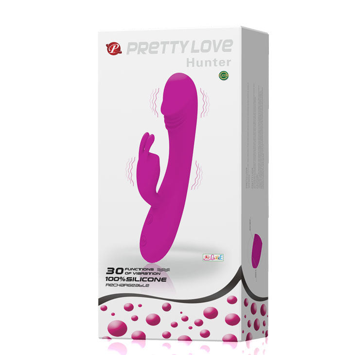 Pretty Love Hunter smart vibrator med rabbit och 30 lägen
