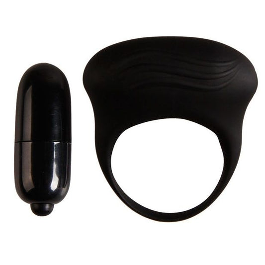Pretty Love Bertram svart vibrerande ring