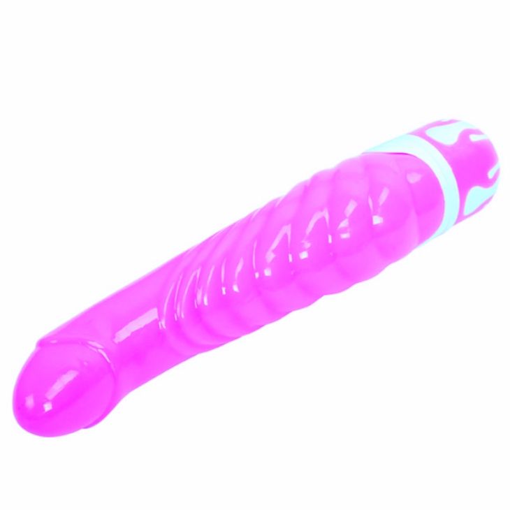 BAILE realistisk cock lila G-punkt vibrator 21,8 cm