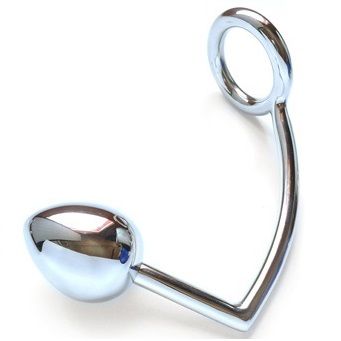 METAL HARD - Ring med anal krok 40 mm