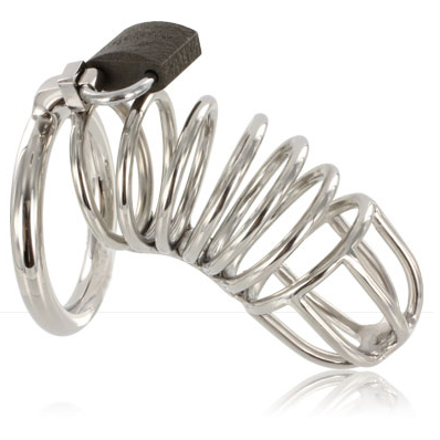 METAL HARD Cage Ring Chastity Device i rostfritt stål