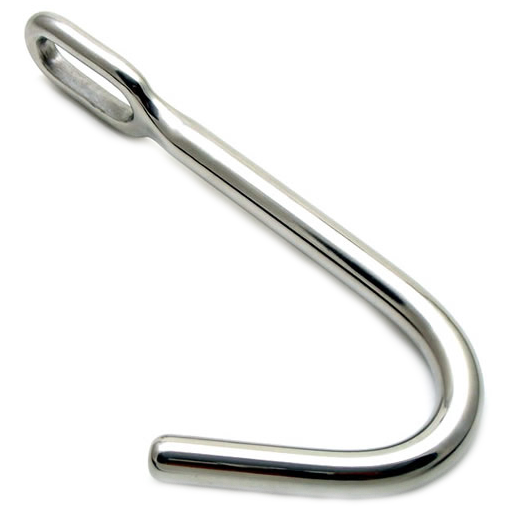 Stål anal krok för bondage och upphängning