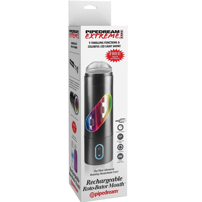 Roto Bator USB manlig masturbator med vibrerande funktion