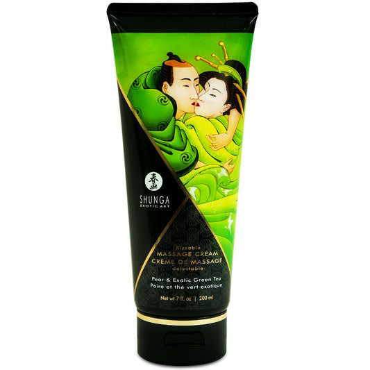 SHUNGA - PÄRONSMAK OCH GRÖNT TE MASSAGEKRÄM 200 ML