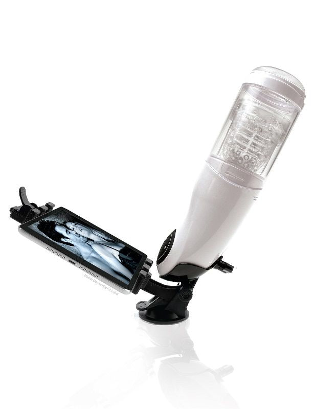 PDX Mega Bator USB manlig masturbator vagina vit