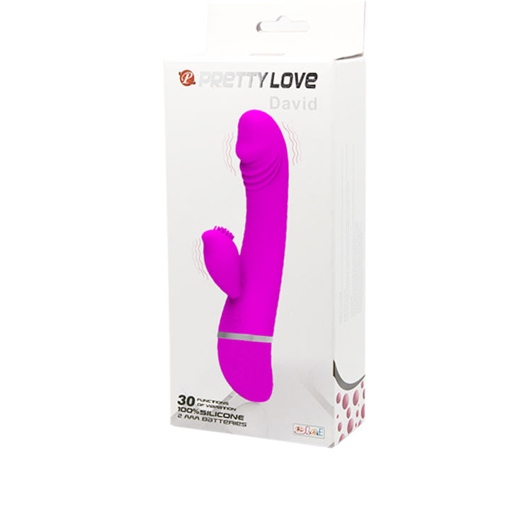 Flirtation vibrator med rabbit David från Pretty Love
