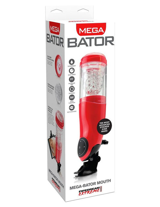 PDX Mega Bator USB manlig masturbator med röd mun