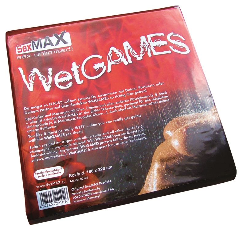 JOYDIVISION SEXMAX Wetgames sex-laken i vitt