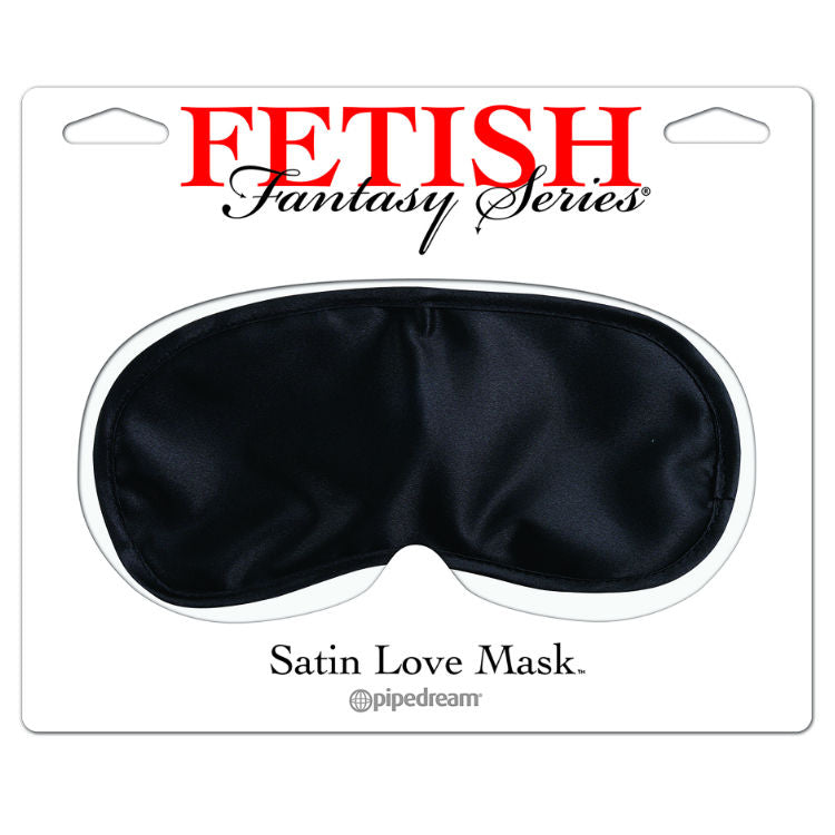 Fetish Fantasy Satin Love Mask i svart