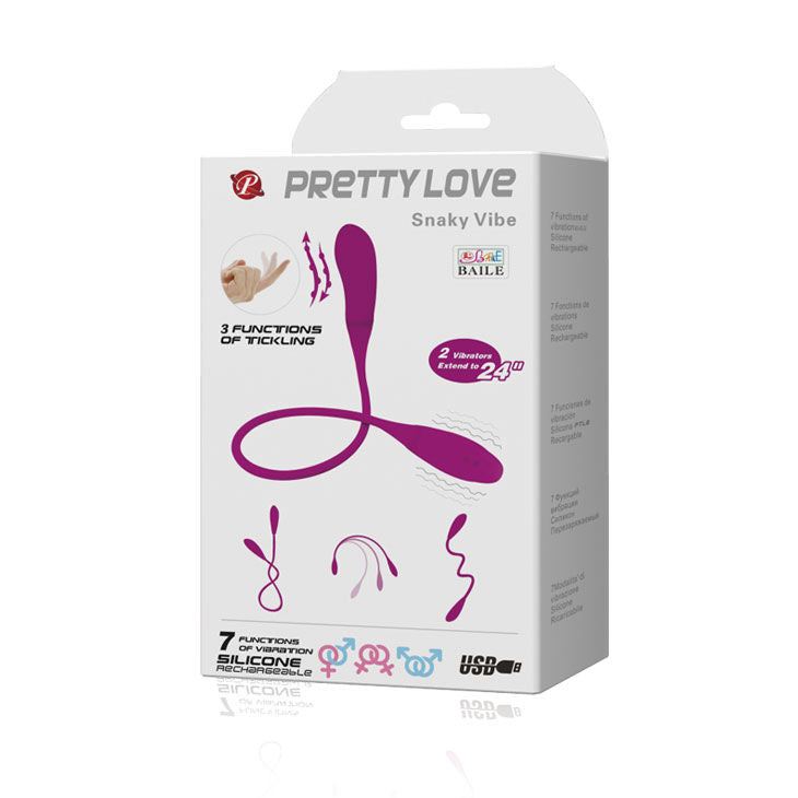 Pretty Love Smart Snaky Vibe Vibrator med tickling-funktion