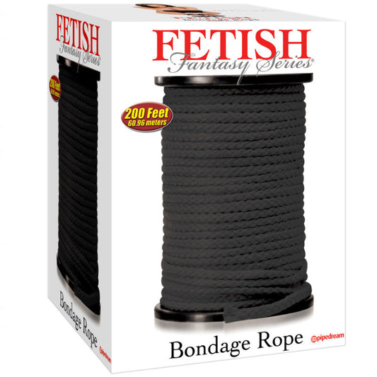 FETISH FANTASY SERIES - SERIE BONDAGE REP SVART 60,96 METER