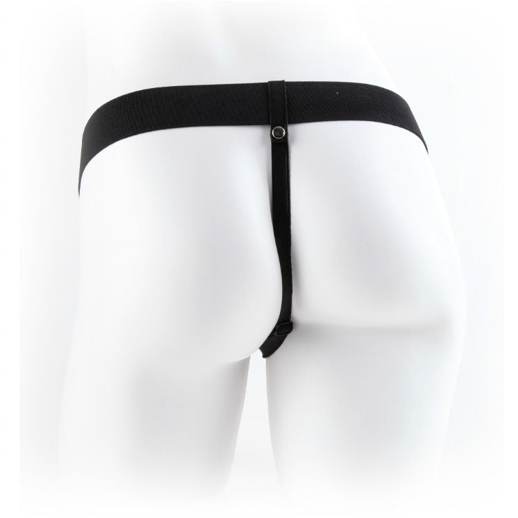 Fetish Fantasy Series vibrerande strap-on 27.9 cm köttfärgad