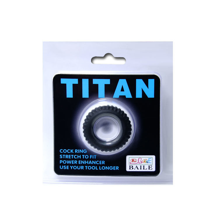 BAILE Titan Cockring svart 1.9 cm