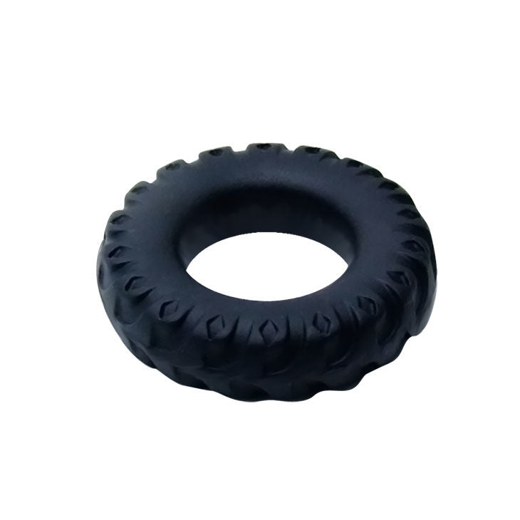 BAILE - TITAN COCKRING SVART GRÖN 2 CM